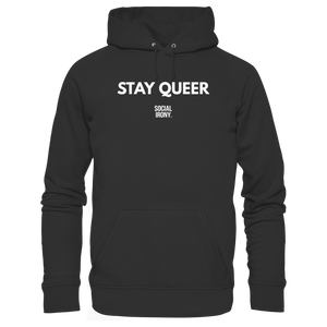 STAY QUEER – Unisex-Kapuzenpullover (Basic)