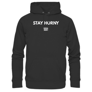 STAY HORNY - Sudadera básica orgánica