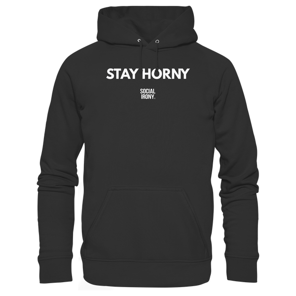 STAY HORNY - Sudadera básica orgánica