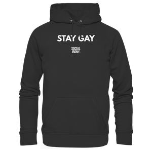 STAY GAY – Bio-Basic-Hoodie