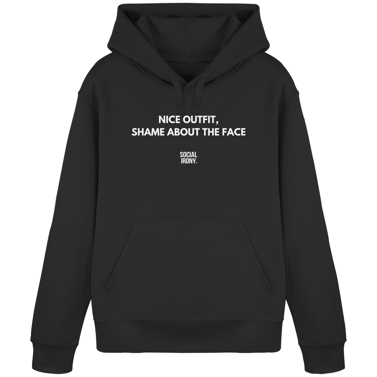 NICE OUTFIT SHAME ABOUT THE FACE - Organic Basic Hoodie