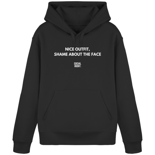 NICE OUTFIT SHAME ABOUT THE FACE - Organic Basic Hoodie