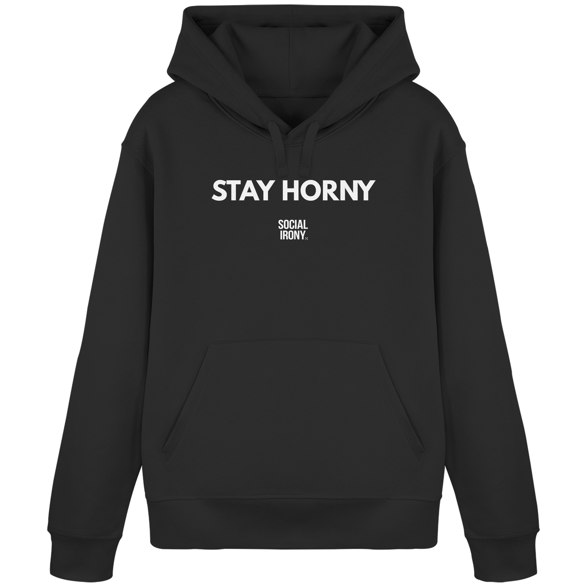 STAY HORNY - Sudadera básica orgánica