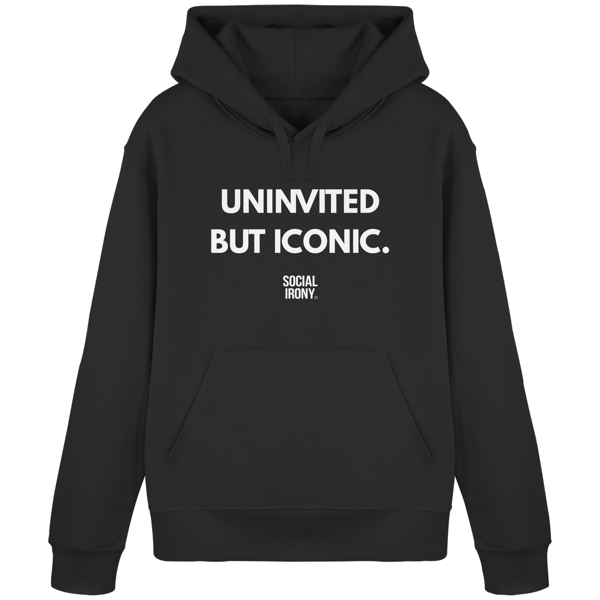UNGEBETEN. ABER IKONISCH. - Organic Basic Hoodie