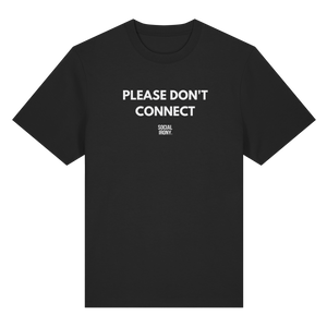 POR FAVOR, NO CONECTAR - Camiseta orgánica de gramaje grueso