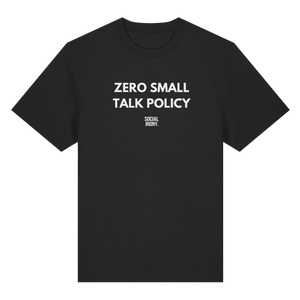 POLÍTICA DE CERO CHARLA - Camiseta pesada orgánica