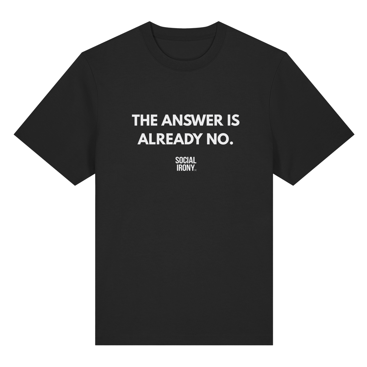 LA RESPUESTA YA ES NO. - Camiseta orgánica de gramaje alto