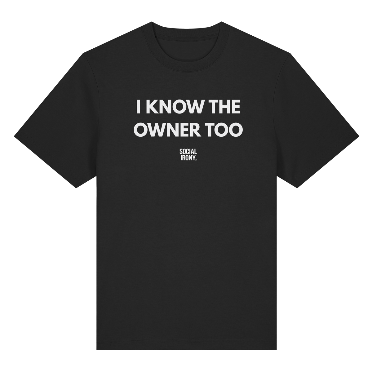 YO TAMBIÉN CONOZCO AL DUEÑO. - Camiseta Orgánica de Gramaje Grueso