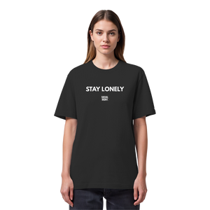 STAY LONELY - Camiseta pesada orgánica